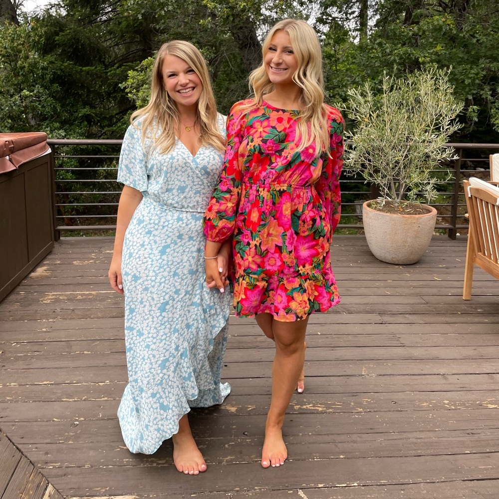 Maxi wrap dress